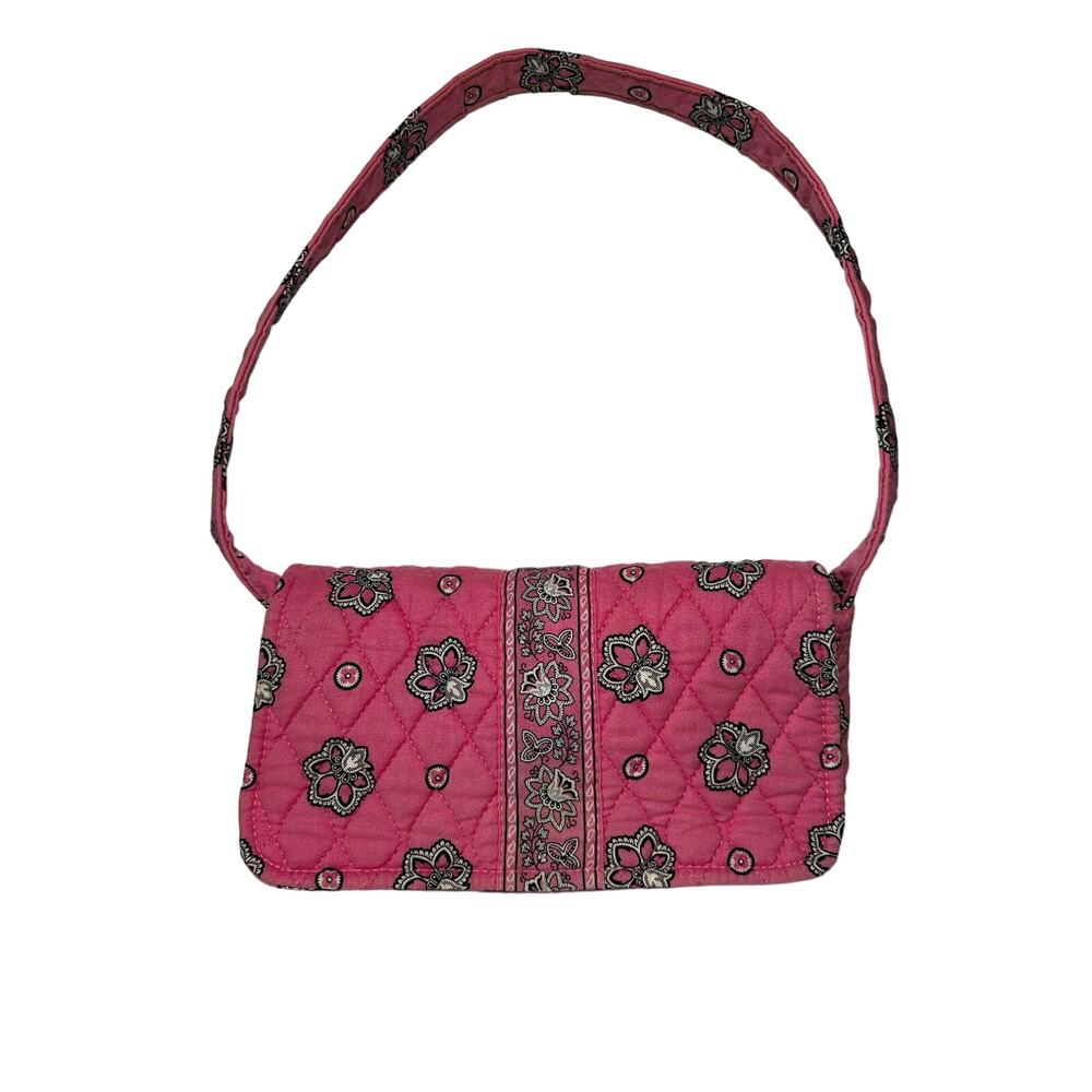 Vera Bradley Pink Flamingo Vintage Flap Front Purse